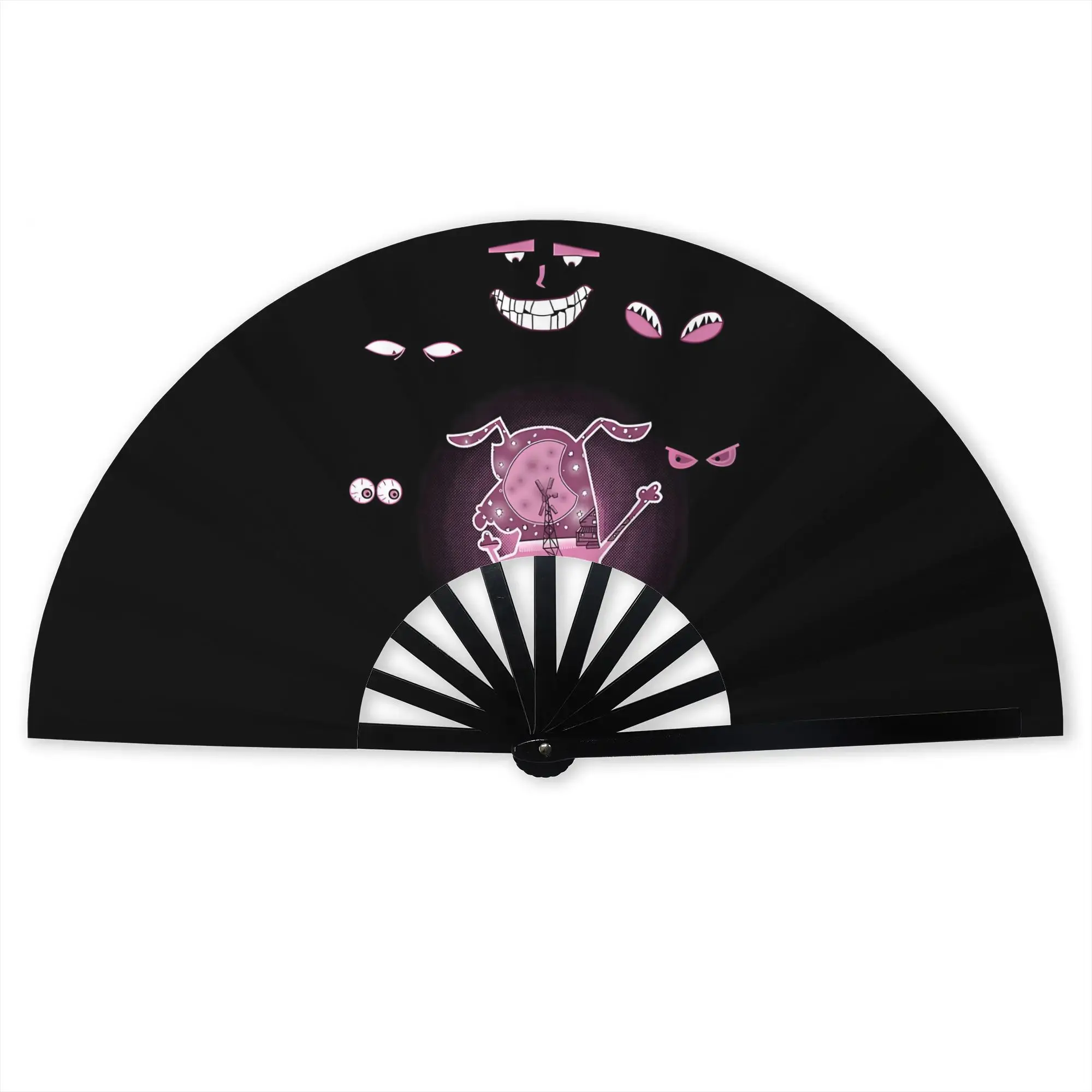 Find Courage Within Hand Fan Promotional Gift Event Souvenir Cartoon Animation Durable Folding Fans Novelty Bulk Pack Fan