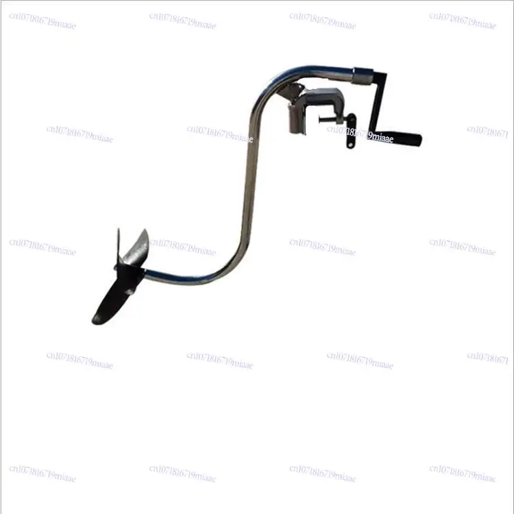 Inflatable Rubber Boat, Hand Propeller, Fishing Boat Manual Propeller, External Machine Tail Motor Bracket