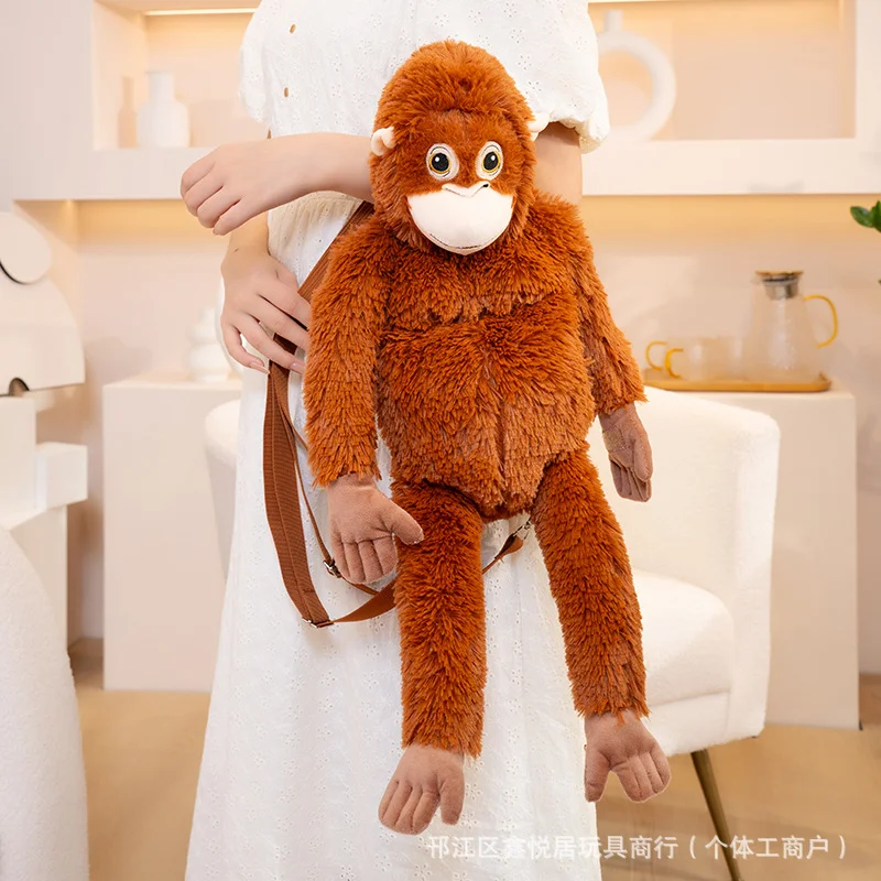 

Забавные плюшевые игрушки-орангутаны, супермягкие плюшевые обезьянки, милые плюшевые игрушки-животные, креативный подарок