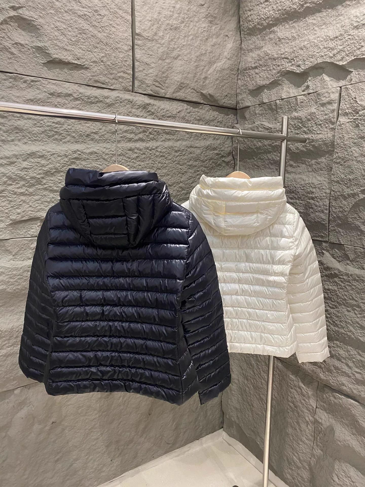 خفيفة الوزن ort المرأة أسفل Jaet 2025 الخريف الشتاء جديد Sle الأبيض دو ريشة معطف مقنع عادية الدفء تخفيف Sle #4