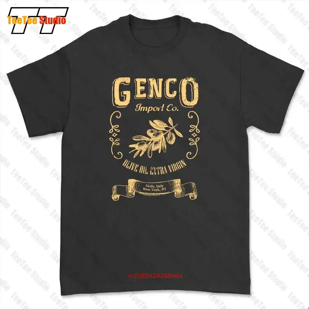 Genco Import Co Olive Oil The Godfather Trilogy Vito Michael Corleone Ny T-shirt Tee FWY0