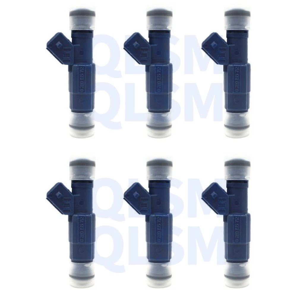 

6Pcs 0280155712 Fuel Injector For Cadillac Catera Saab 900 9000 9-5 Opel 2.5L 3.0L V6 90487344 Auto Engine Nozzle System Set