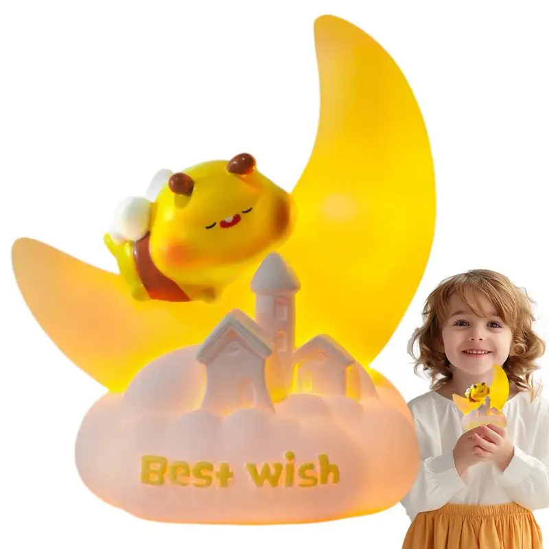 

Bee Lamp Night Light Nursery Bee Night Light Bedside Lamp Bee Kids Night Lights Bedroom Decor Lamp For Tabletop Bedroom Study