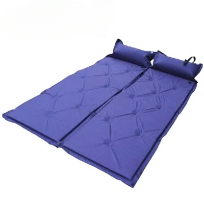 

Outdoor inflatable pad camping nine-point type with pillow automatic inflatable moisture-proof pad, moisture-proof pad