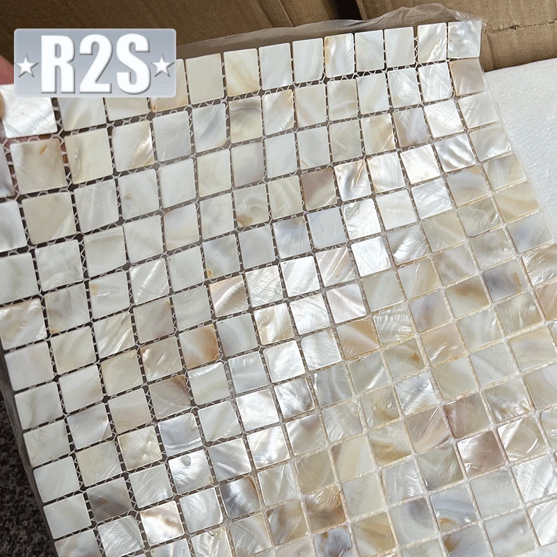shell mosaic mother of pearl natural kitchen backsplash wallpaper tile bathroom background shower decorative wall tiles sheet