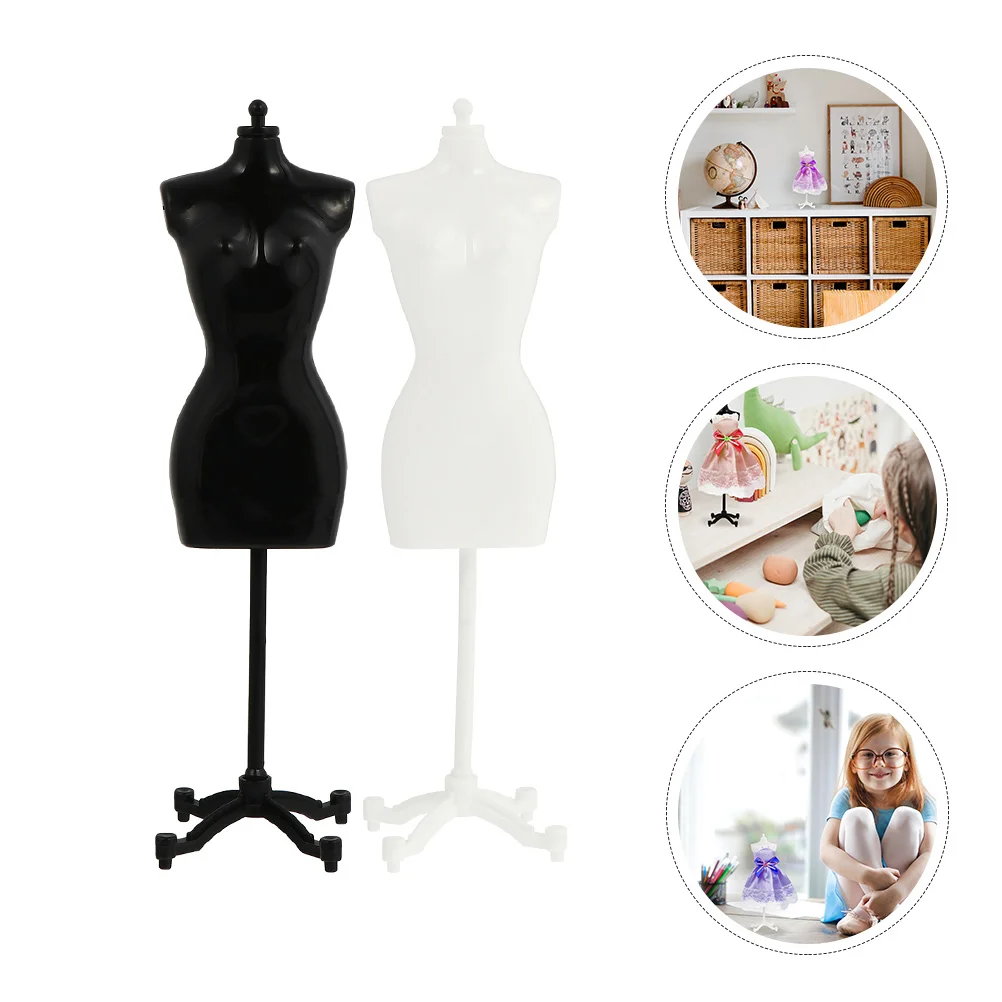 6 ชิ้นมินิเฟอร์นิเจอร์ Body ชุด Bracket House สนับสนุนเด็ก Mannequin Stand