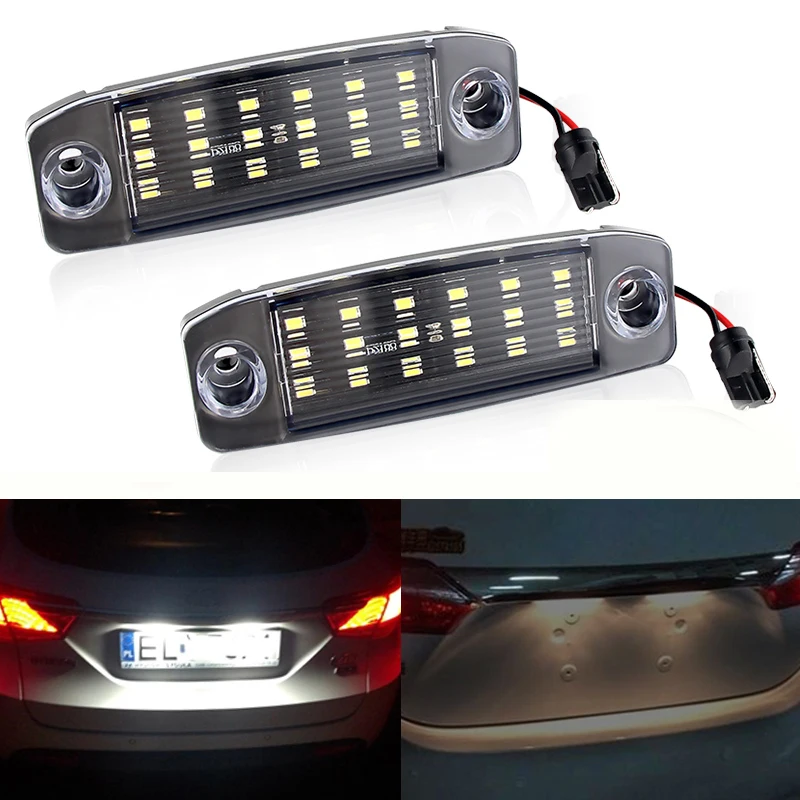 

Led License Number Plate Light Bulbs For Kia Sportage 2011-2106 For SONATA 10 10~13 For SONATA YF 10MY 2010~2013 GF 10