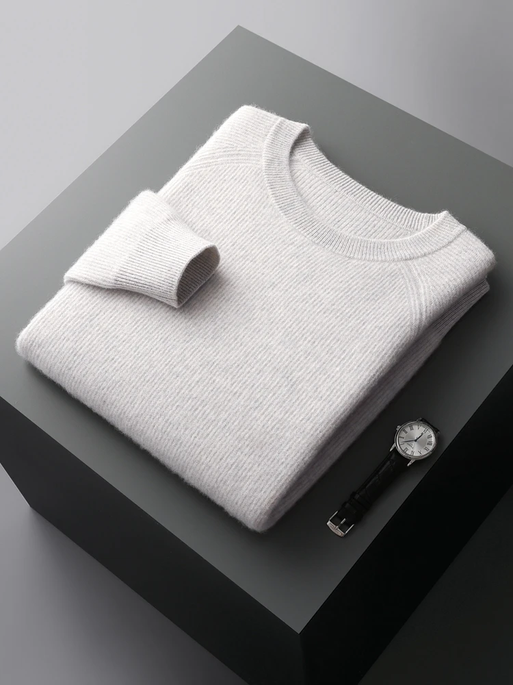 

Choice 100% Cashmere Sweater Men O-neck Basic Pullover Autumn Winter Soft Warm Comfy Bottom Cashmere Knitwear High Quality Tops