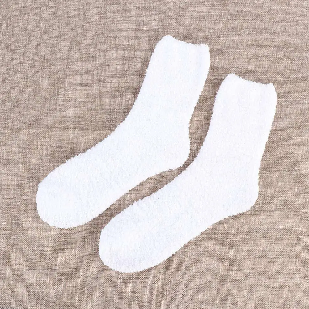 男性と女性のためのカシミヤベルベットソックス,非常に快適,暖かい,睡眠,ベッド,床,家庭,冬