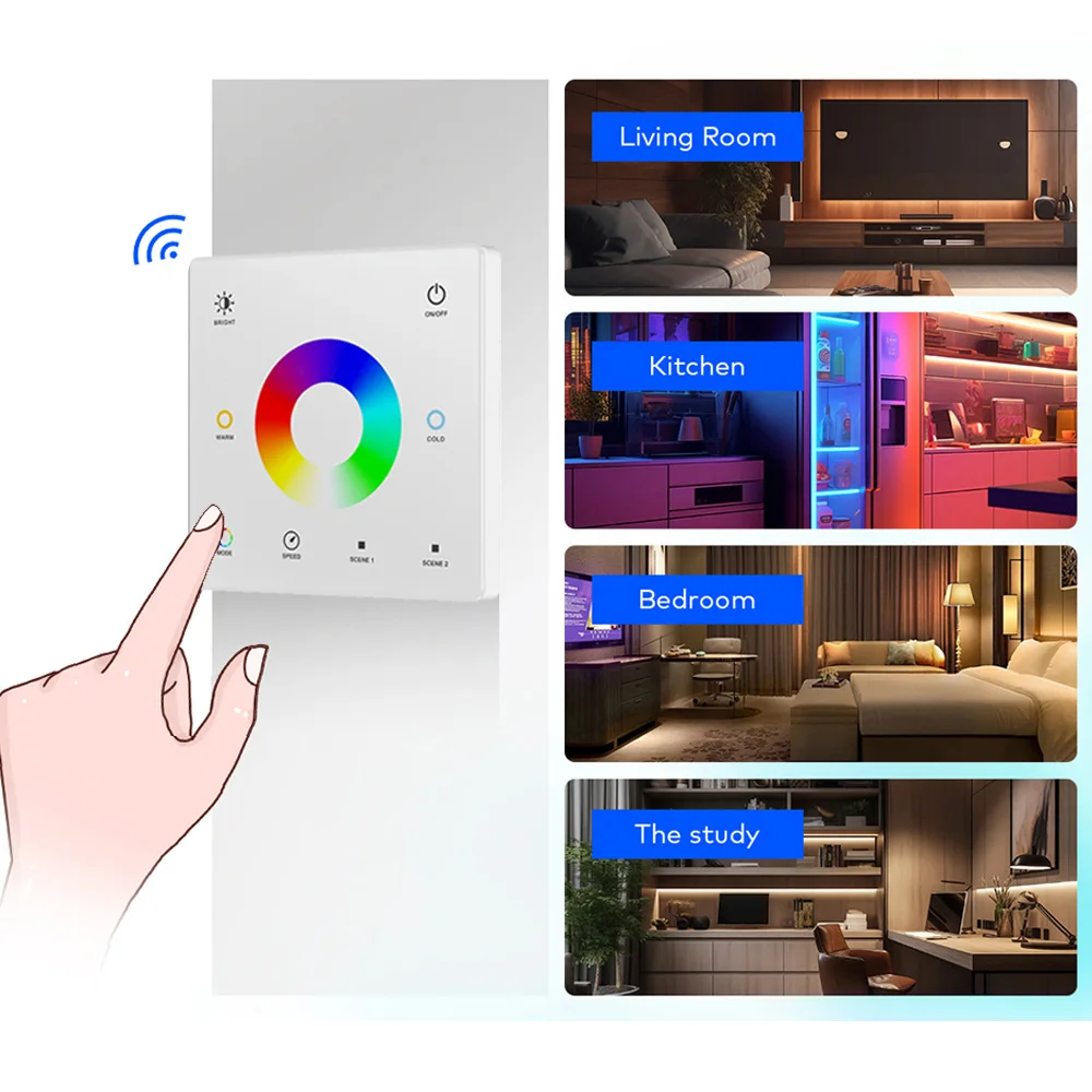 10 متر 20 متر تويا واي فاي RGB + CCT LED قطاع 24 فولت 5050 ملون + مزدوج أبيض مرن عكس الضوء غرفة ديكور كشاف إضاءة للحفلات ل أليكسا جوجل المنزل