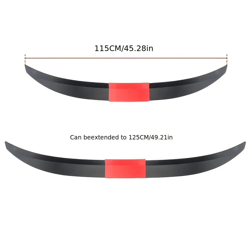 Universal Car Front Bumper Lip Body Kit Spoiler Splitter Diffuser Car Adjustable Trunk Tail Rear Wing Spoiler Car Accessories