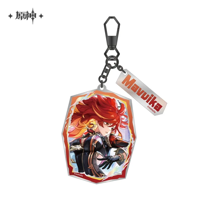 Sunsyea Genshin Impact Official Merch miHoYo Original Authentic Theme Series Keychain Pendant Arlecchino Furina Mavuika Capitano