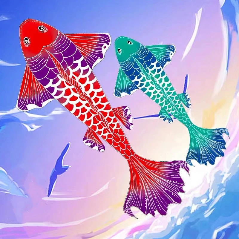 3 m Fischdrachen Fly Riesendrachen für Erwachsene Drachen professioneller Winddrachen lustiges Spielzeug Parapente Cometa Windsocke Schlangendrachen Nylongewebe Koi