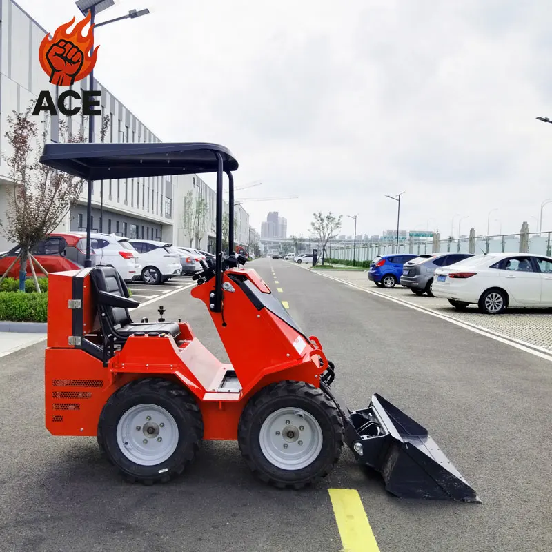 free shipping mini skid steer wheel loader EPA Engine chinese mini loader house Small Skid Steer Loader with customized color