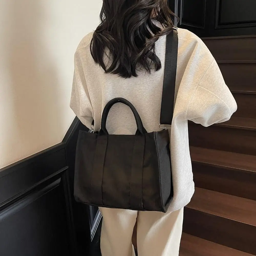 

Casual Canvas Vintage Shoulder Bags Harajuku Tote Bags Teenager Messenger Bag Handbag Large Capacity Crossbody Bag Women