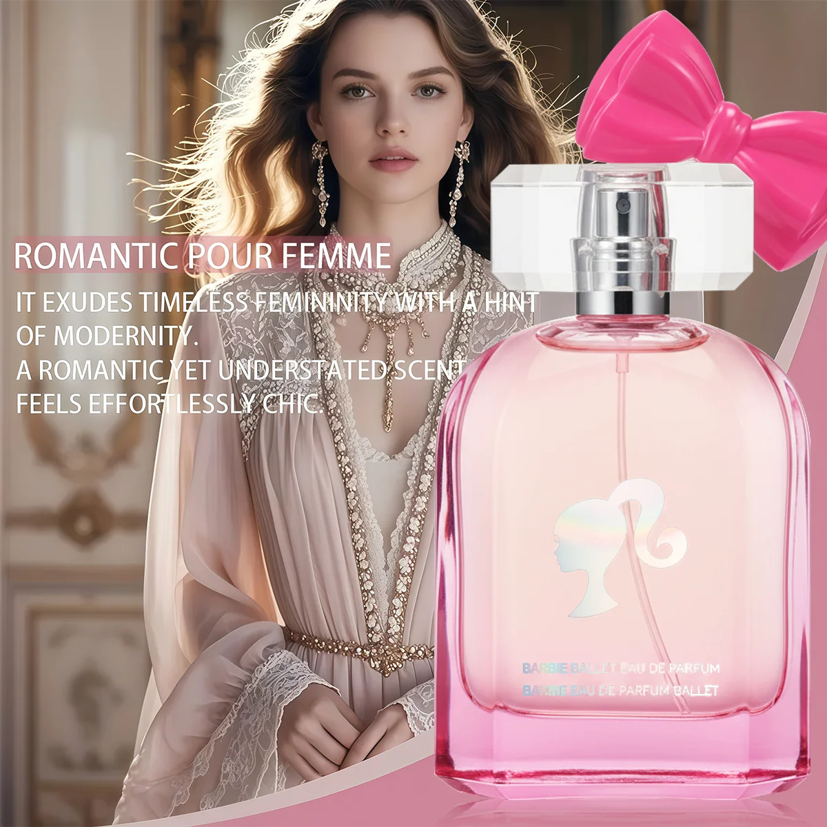 عطر مينيسو آند باربي النسائي الأصلي الفاخر الأزهار فاكهي أو دو برفوم مصمم عطر للنساء بخاخ الجسم 75 مل