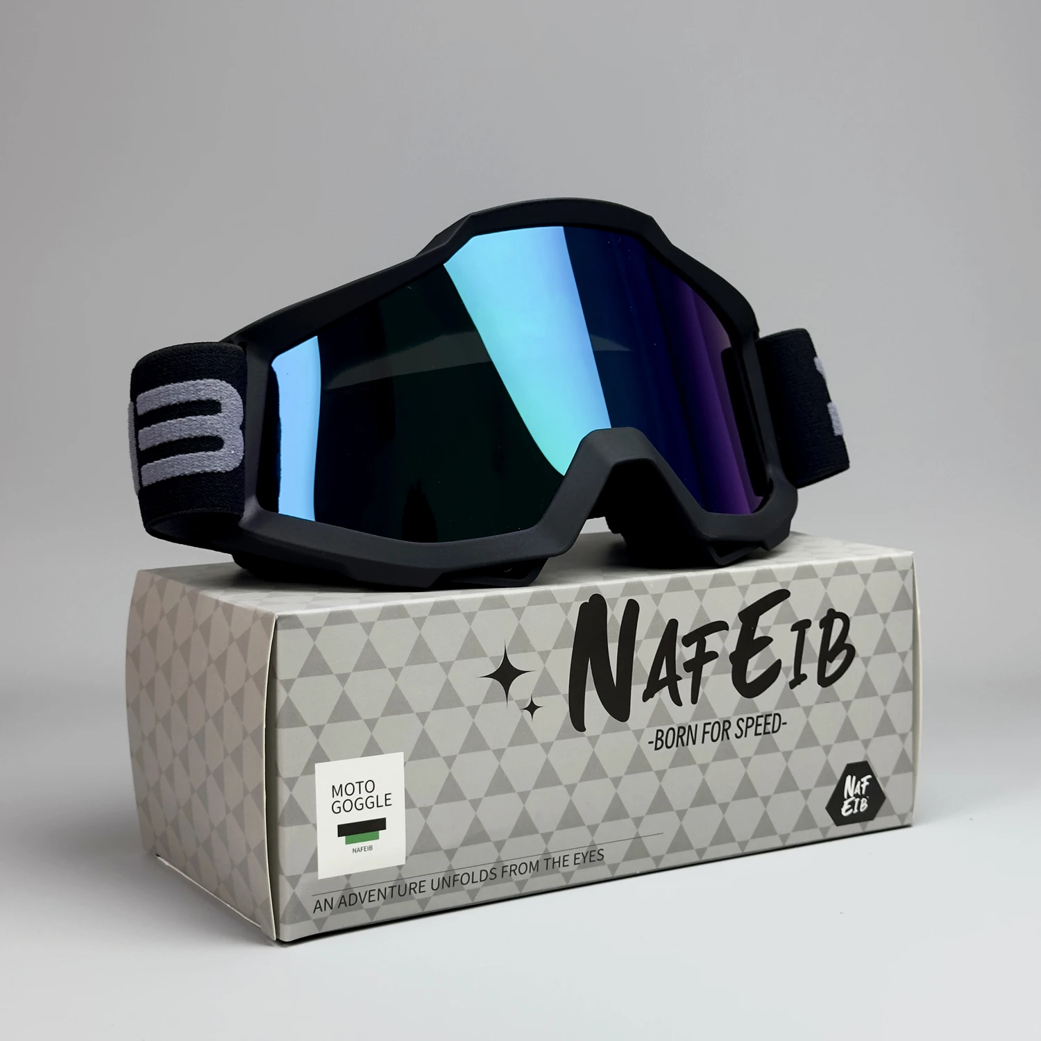 NAFEIB Motorcycle Goggles N17 Motocross Cycling Glasses Outdoor Off-Road Skiing Sport MTB ATV Dirt Bike Racing Goggles