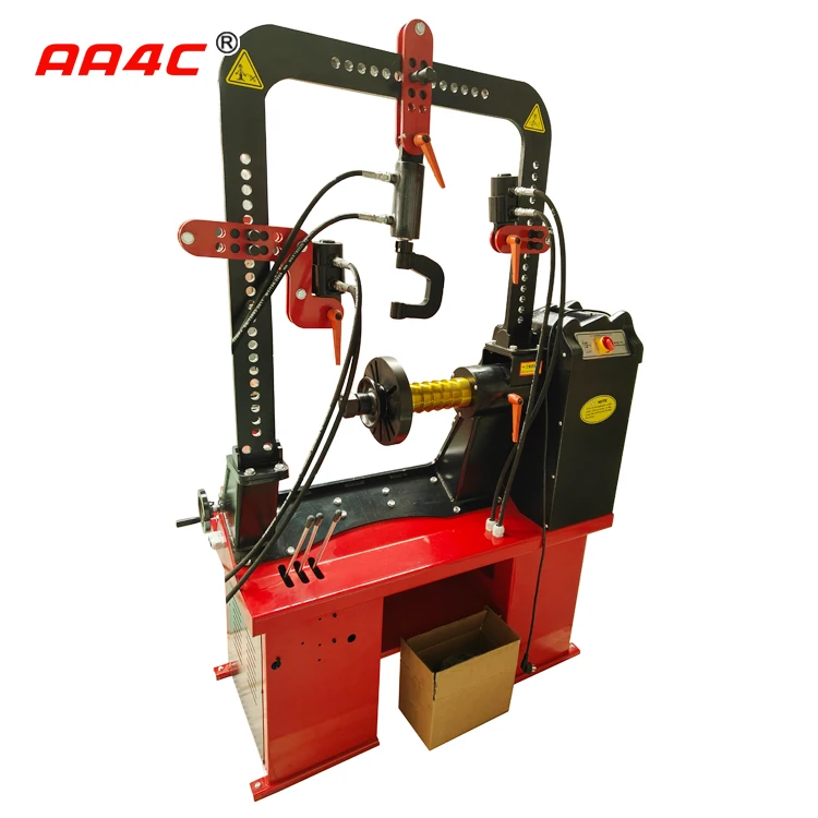 AA4C  Rim Repair Machine Rim Straightening Machine with 3 Jacks Full Teeth  Alloy Wheel Straightening Machine  AA-RSM595-F3