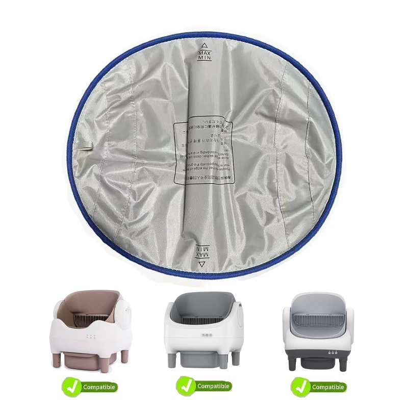 Replacement Liners Washable Fabric Pad for Automatic Litter Box Absorbent Waterproof Scratch-Resistant Toilet Mat