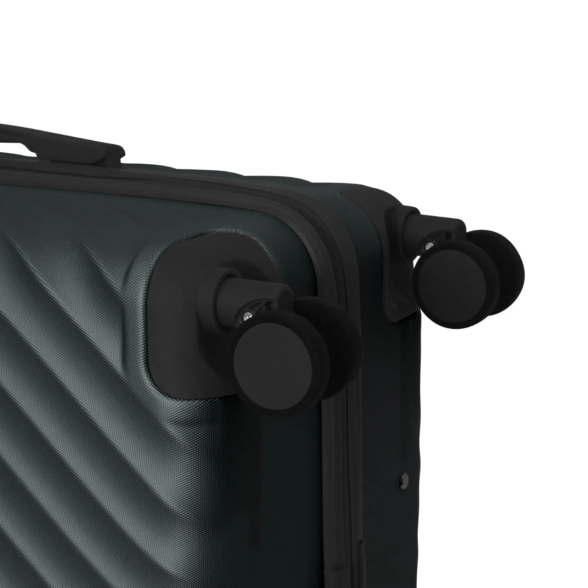 Set di valigie da 3 pezzi con guscio rigido in ABS 20 24 28 pollici Ruote girevoli con serratura TSA leggere Valigie multicolori per viaggi d'affari in famiglia