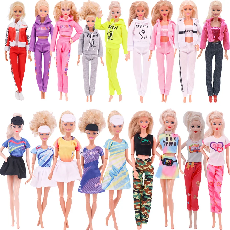 Für 27–30 cm große Puppenzubehör, kurzärmeliger Rock im sportlichen und lässigen Stil, Jeansjacke, Bekleidungsset, Kindergeschenk