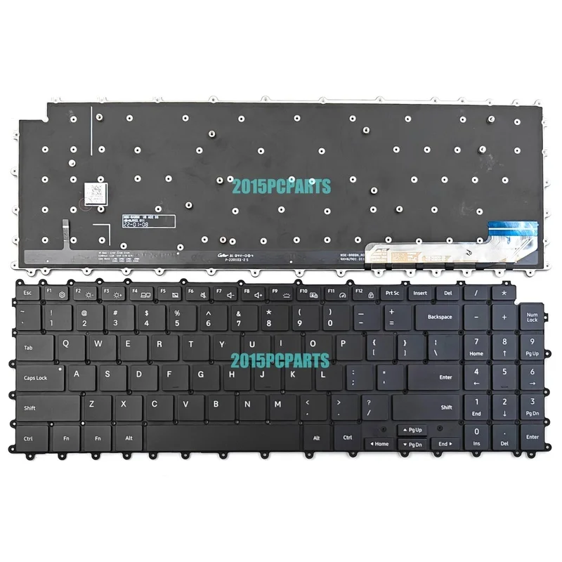 A+New for Samsung Galaxy Book Pro 360 15 950QDB NP950QDB Keyboard Backlit US