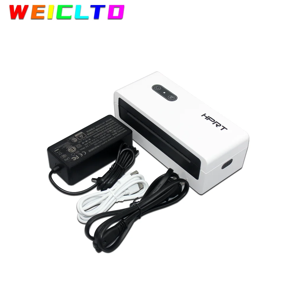 

HPRT N43BT Thermal Label Printer Compact Desktop Printer for Shipping Barcode Labeling And RFID Mobile Bluetooth or USB to USB-C