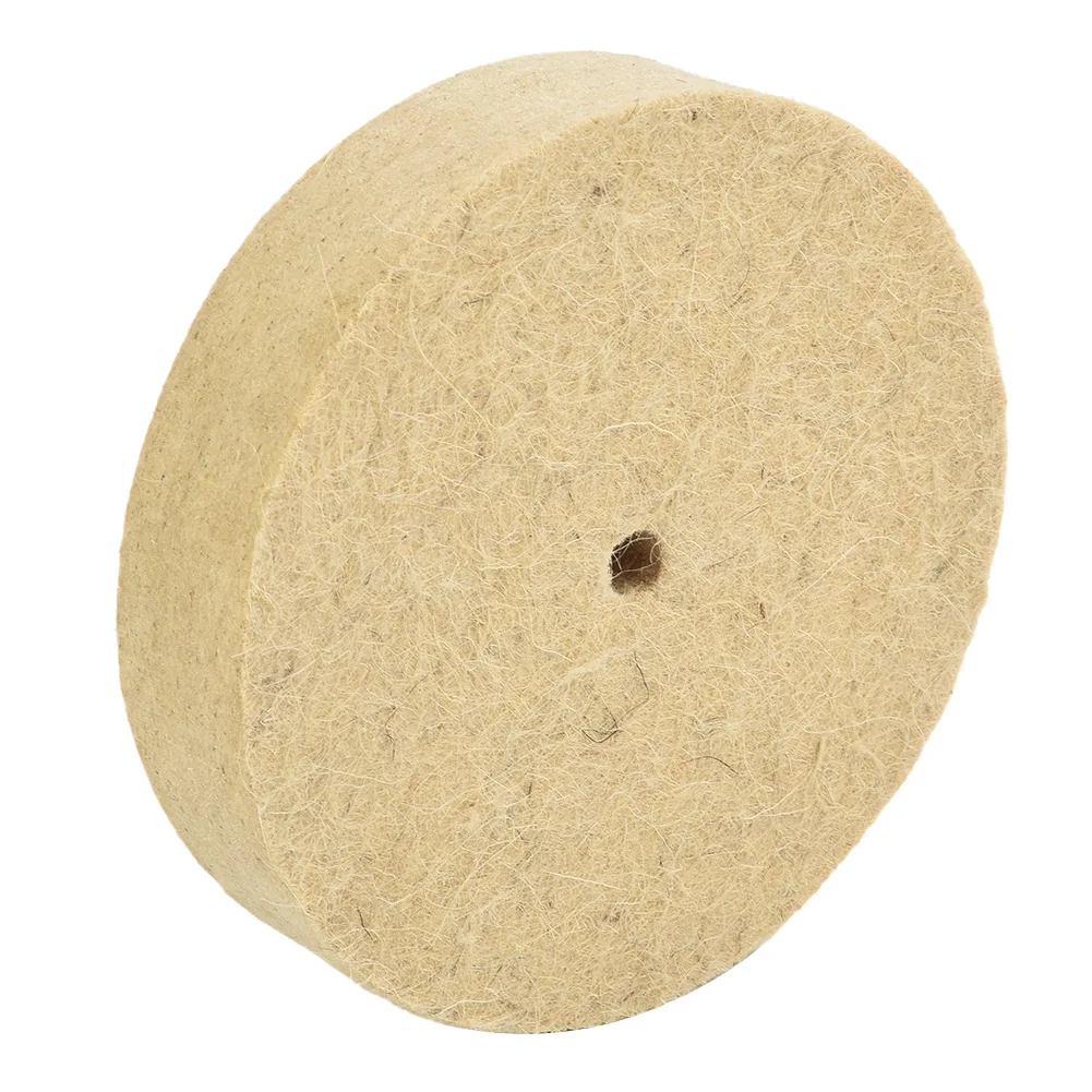 5In Wool Felt Polishing Wheel Grinding Wheel Wool Buffing Pad For Stainless Steel Copper Aluminum Grinder Rotary Tool Parts