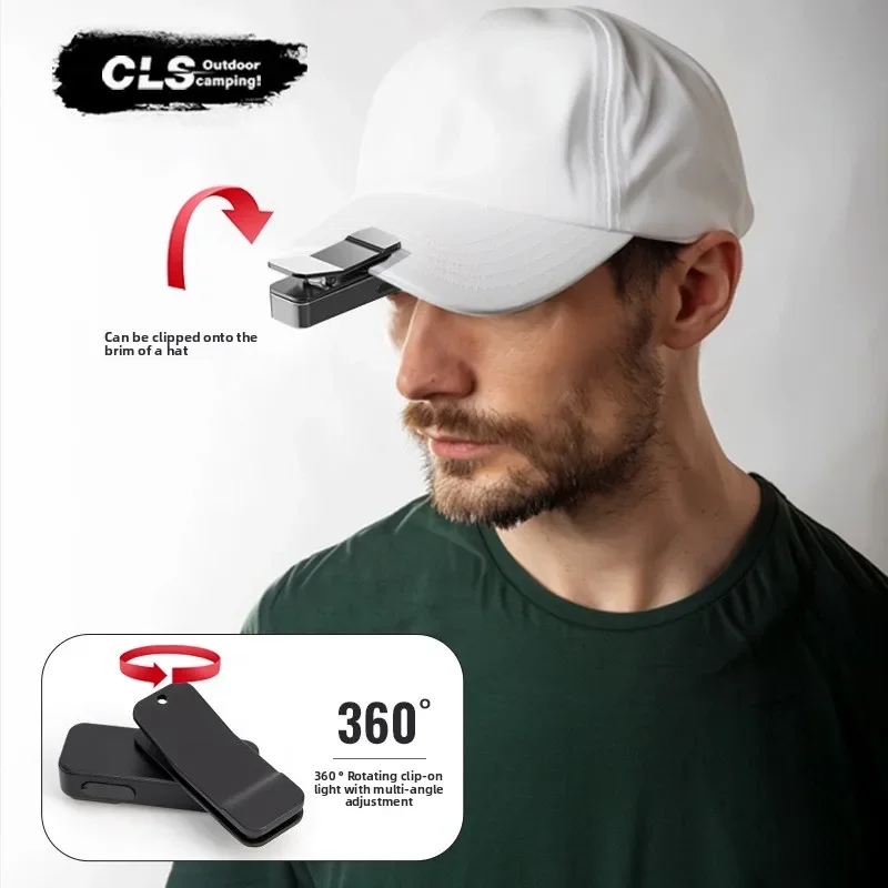 

Наружный портативный многофункциональный аварийный фонарь, мини-фонарик для большого пальца, светодиодный фонарик с зажимом на полях, сильный свет