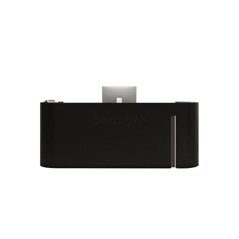 

Arc Cashier Simple Modern Black Counter Beauty Salon Reception Desk