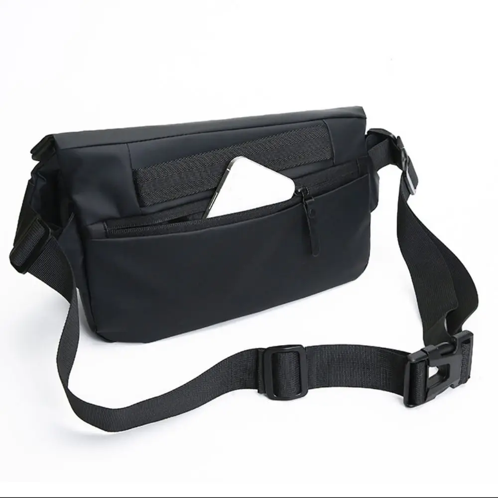 

Fashion Large Capacity Oxford Cloth Bag Men Korean Waterproof Shoulder Bag Simple Daypack Chest Bag Male