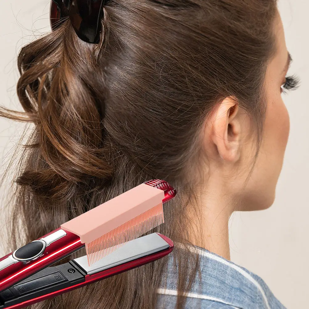 

2 Pcs Barber Tools Comb Compact Hair Straightening Brush Straightener for Thick