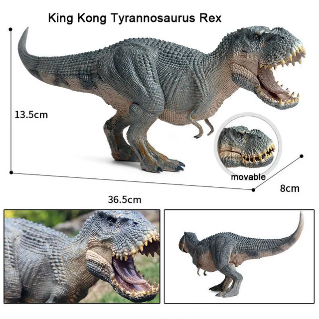 Figurines d'Action Jurassiques en Plastique Indominus Rex Bouche Ouverte Dinosaure Monde Animaux Modèle Jouet pour Enfant Cadeau