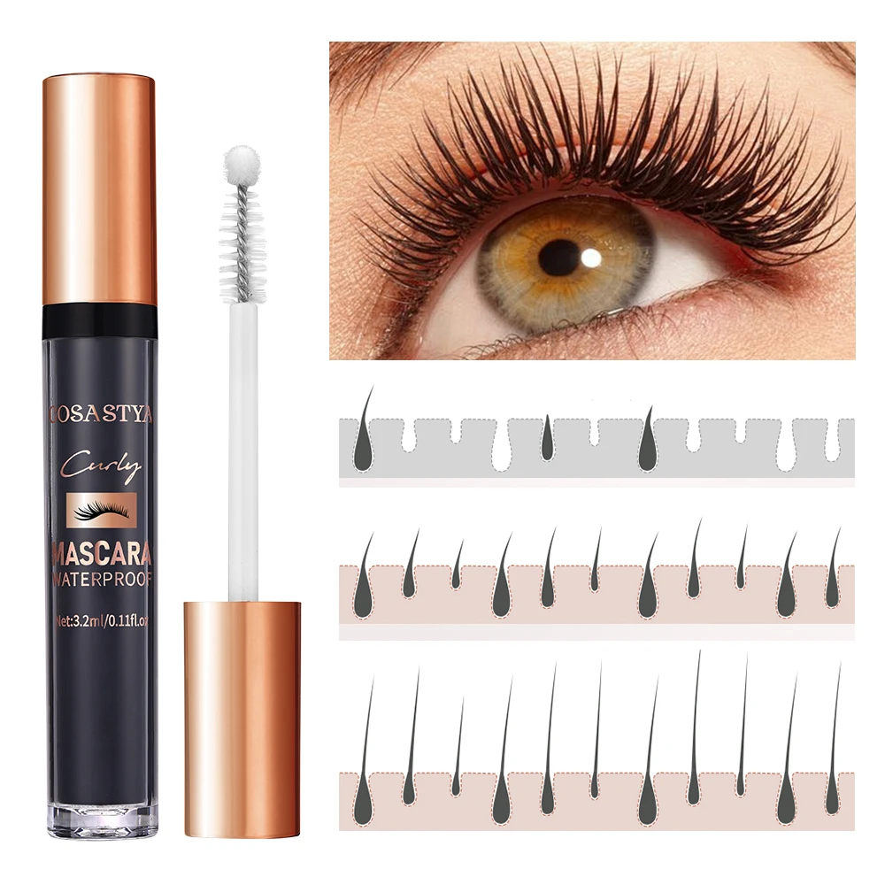 COSASTYA Odżywcza esencja do rzęs i brwi - Naturalne składniki głęboko nawilżające, odżywcza esencja do rzęs i brwi