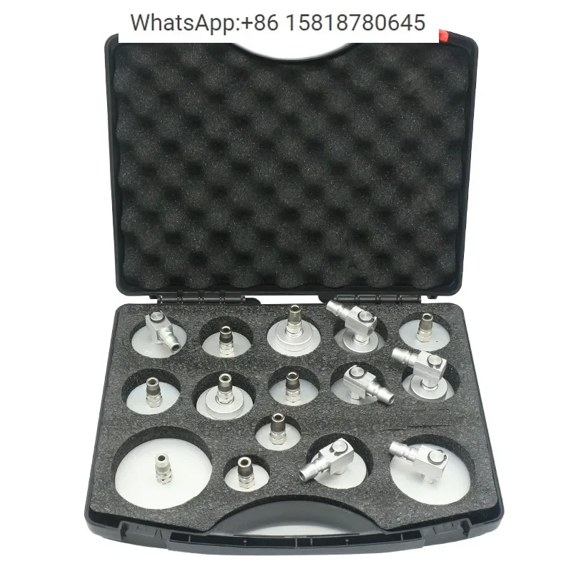 15-piece set of adapters for automobile brake fluid changer