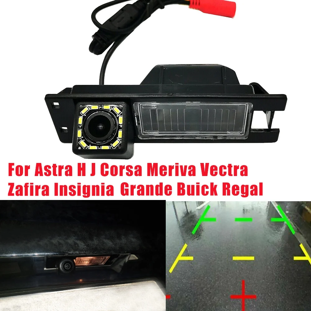 

Car HD 12LED Rear View Backup Camera Reverse Camera for Opel Astra H J Corsa Meriva Zafira Insignia FIAT Buick Regal