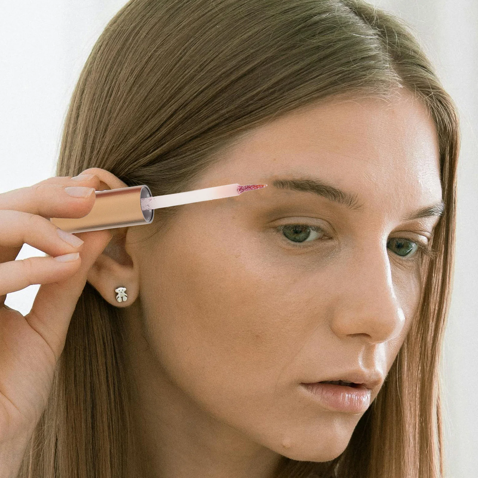 مجموعة ظلال عيون سائلة لامعة مكونة من 5 قطع قلم تحديد عيون معدني لامع مقاوم للماء بألوان لامعة للمناسبات الخاصة #3