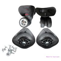 2pcs/pair A08 Swivel Wheels 360 Degree Rotation Suitcase Replacement Casters Luggage Repair Parts Accessories DropShip