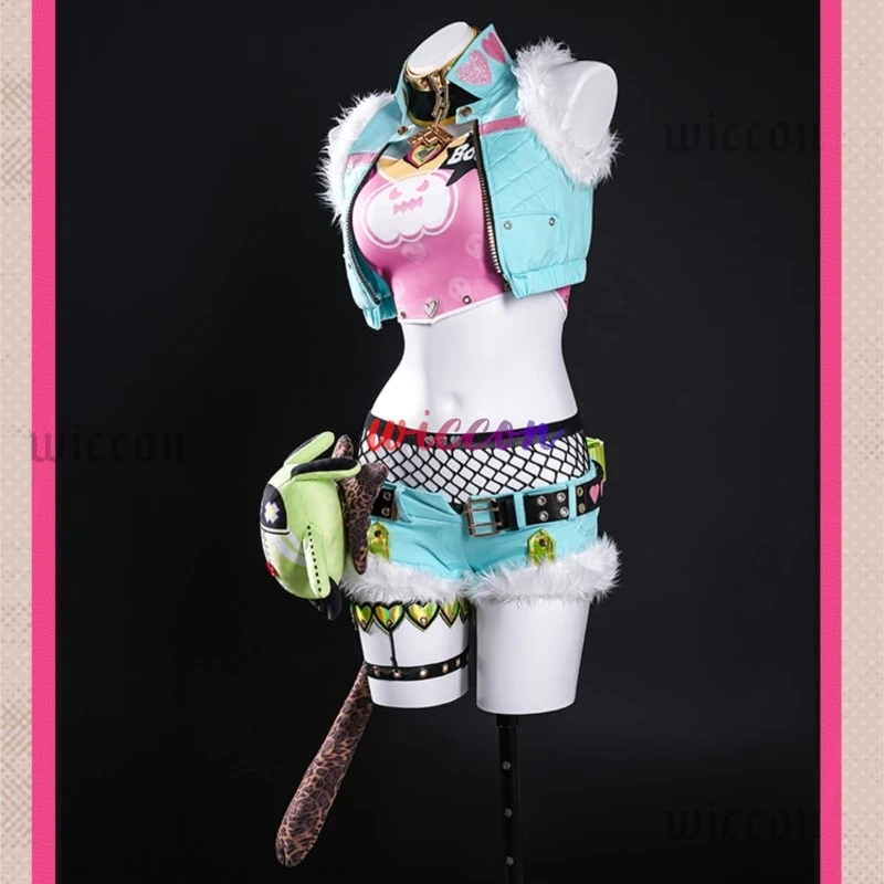 Zenless Zone Zero Nicole Demara Costume Cosplay Parrucca Cunning Cutie Nuova Pelle Uniforme Bambola Cunning Hares Halloween Party Donna Prop