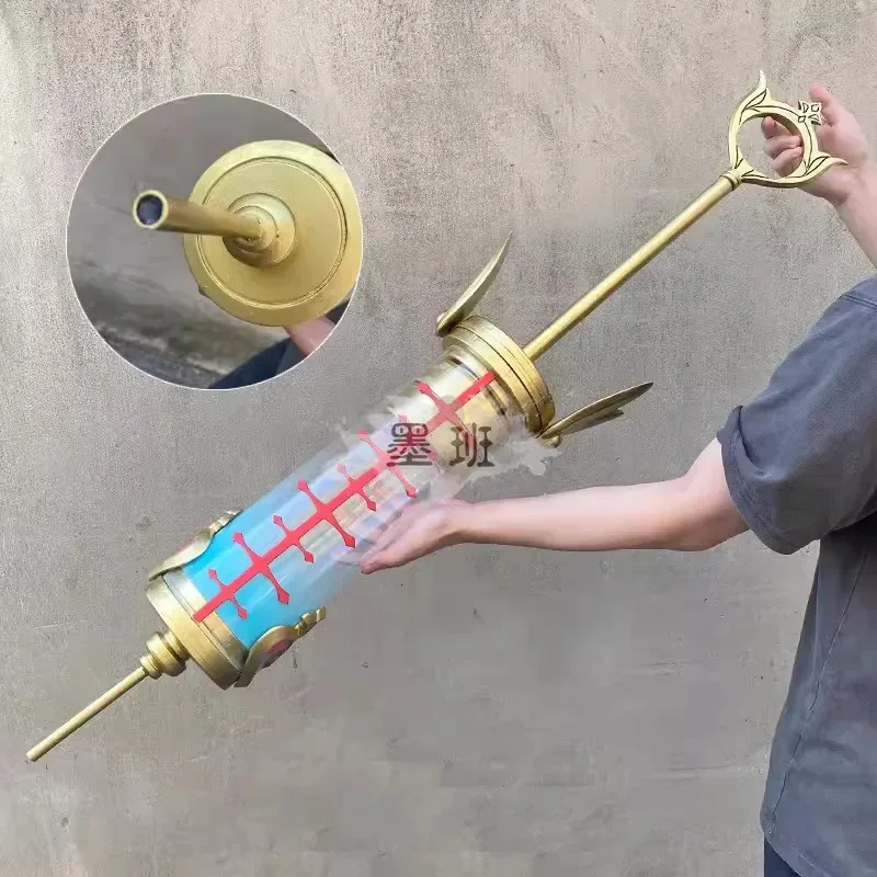 Cy65CM Sigewine تأثيري حقنة الدعامة لعبة Genshin تأثير زي ملحق مادة الاكريليك هالوين لعب الأدوار الدعائم هالوين