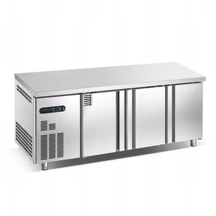 

Refrigeration Equipment Commercial Worktop Chiller Freezer Refrigerator with Three Doors