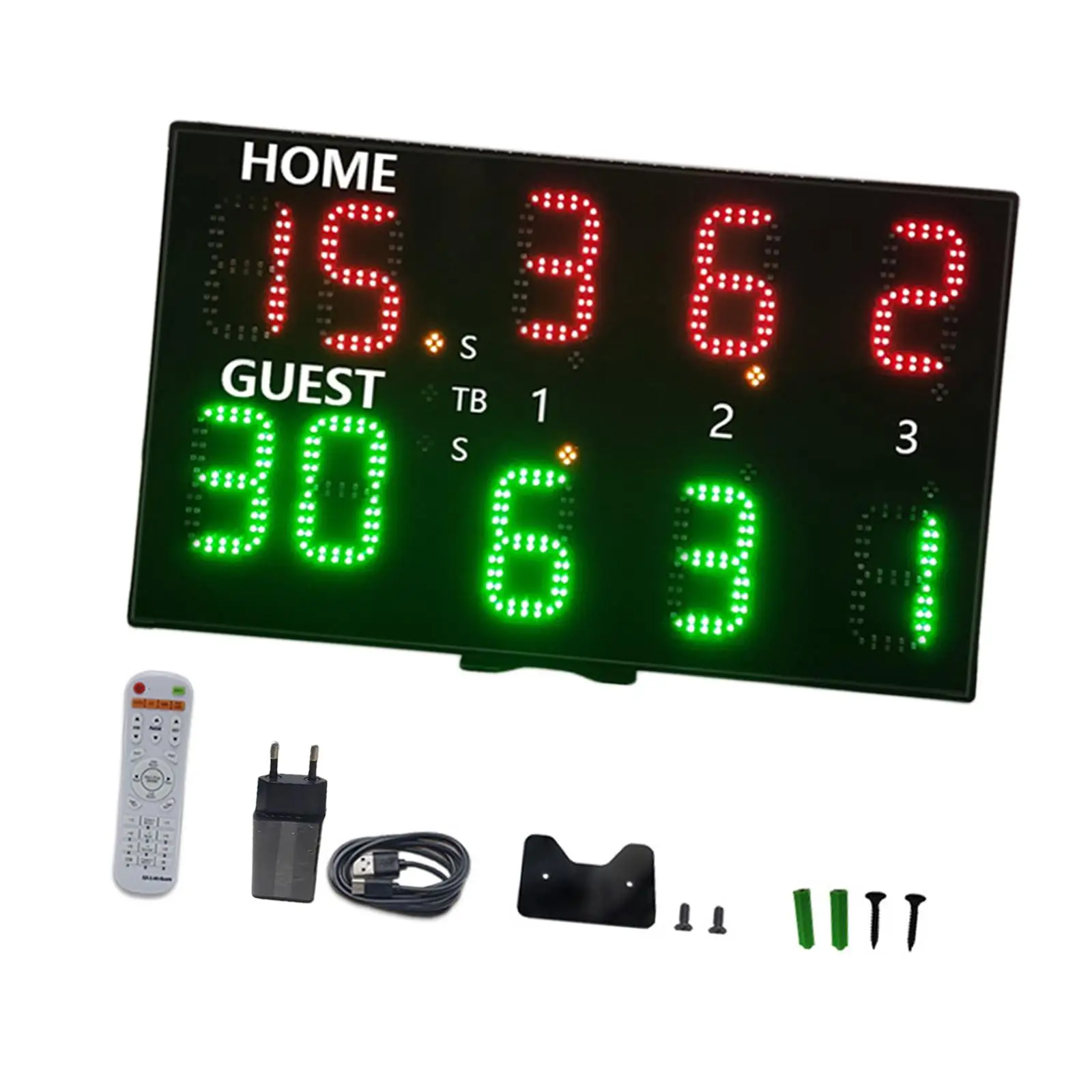 

Digital Scoreboard Scoring Board Electronic Scoreboard for Badminton Basketball Table Tennis Volleyball Indoor Outdoor Games