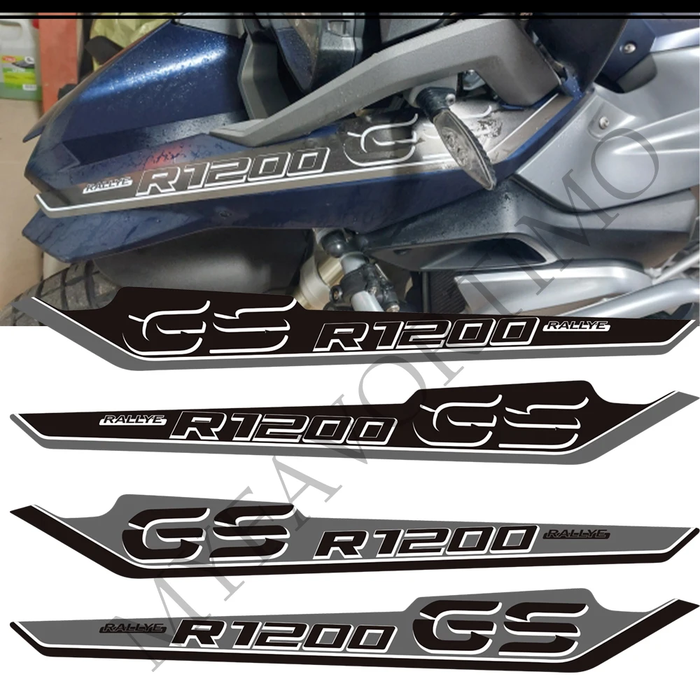 

For BMW R1200GS R1200 R 1200 GS LC Rallye Rally Extension Extender Fairing Fender Tank Pad Stickers Decal Adventure Protection