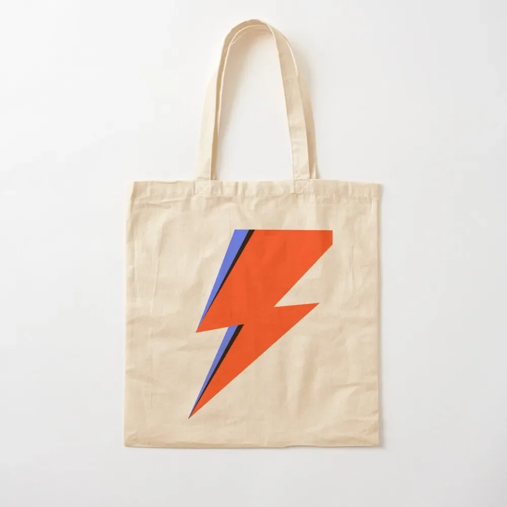 

Bowie Lightning Bolt Tote Bag tote men's custom