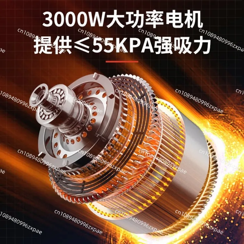 Vacuum cleaner Large suction Industrial vacuum cleaner 60L Factory workshop dust vacuum