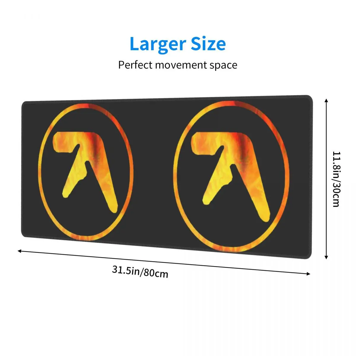Large Mouse Pad Aphex Twin Vintage Gamer PC Laptop Mats Keyboard Carpet Computer Gaming Office Accessories Desk Mat