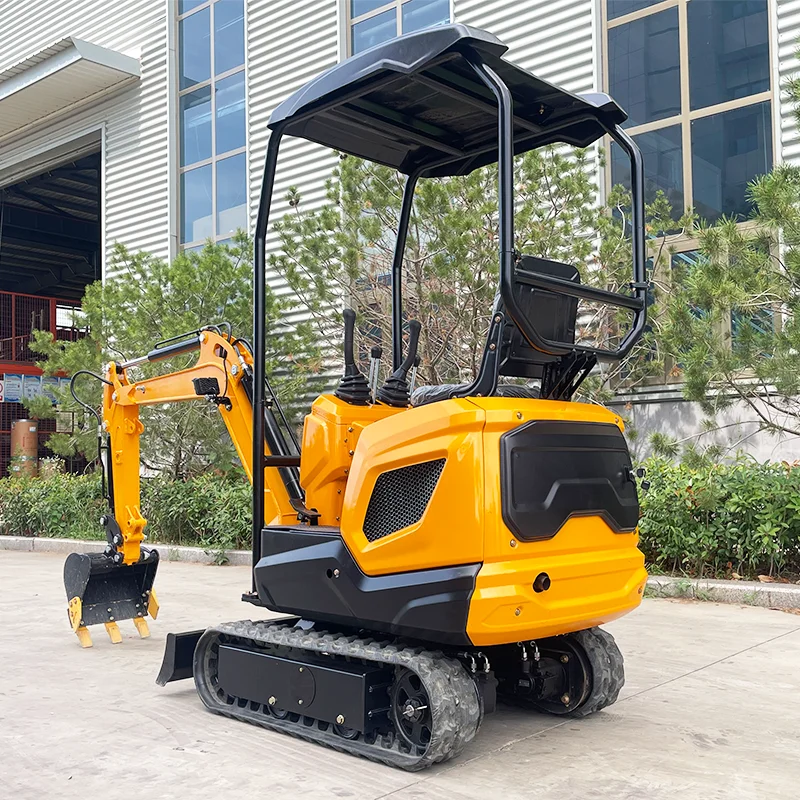 

Customized low fuel consumption hydraulic 1.2-ton small crawler excavator brand engine long-distance fast trailer excavator