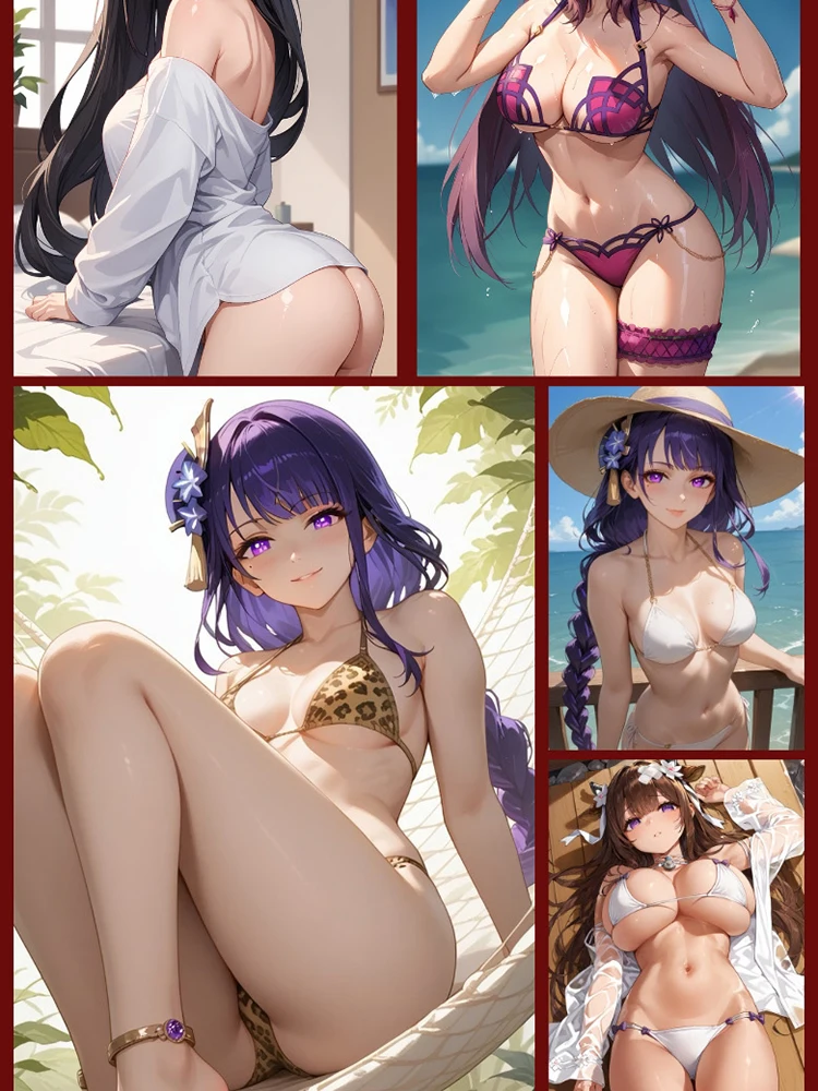 New ShenKongYouHuo A5 Crystal Diamond Frosted Goddess Story Cards Anime Female Lead Rem Albedo Sexy  Spicy Charm Cards