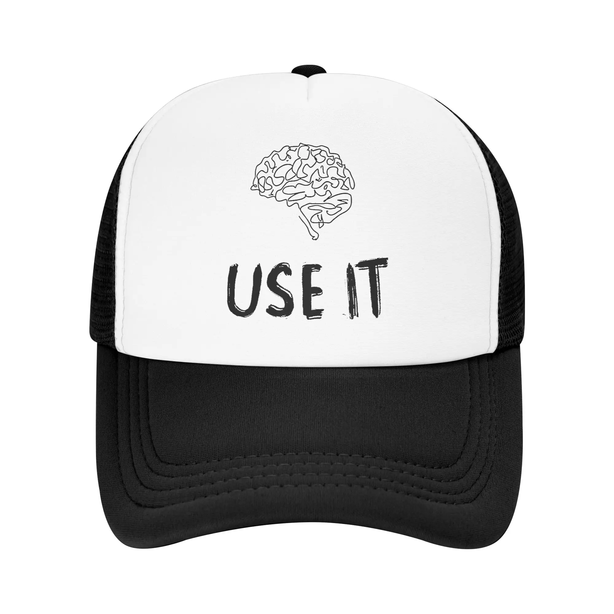USE IT Just Use It Mesh Baseball Caps Unisex Outdoor Trucker Worker Cap  Hat Adjustable Snapback Caps Dad Hat Summer Trucker Cap