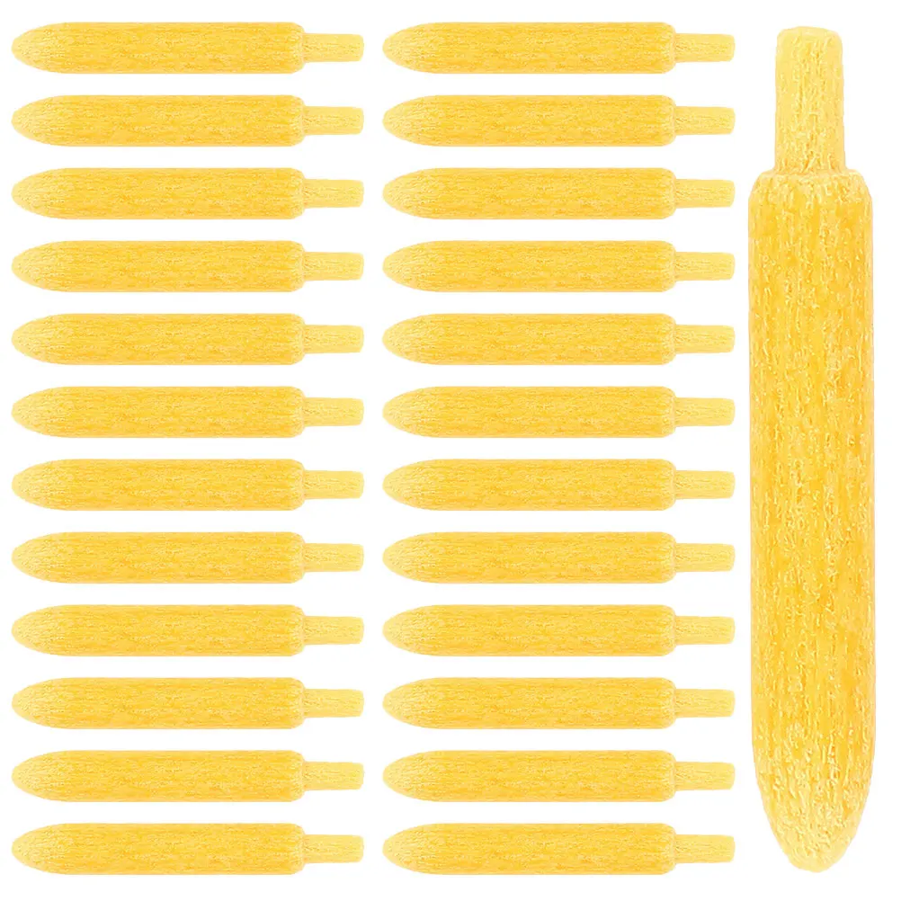

100 Pcs 29.6mm Extended Pen Tip Pen Nibs Refill Marker Replacement Tips Polyester Chemical Fiber White Paint Stylus Student